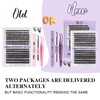 DIY Lash Extension Kit 280pcs Individual Lashes Cluster B&Q D