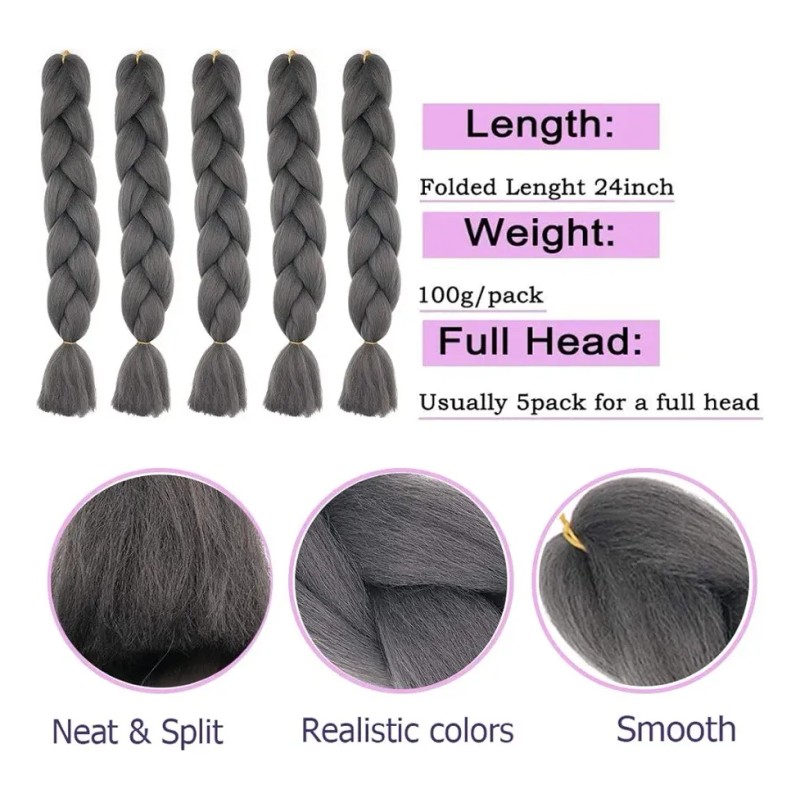 Set De Cuatro Piezas De Pelo Rizado De Doble Capa