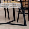 uxcell Furniture Sliders, 8Pcs 2/3" x 3 8/9" - Plastic