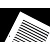 12" X 8" Baseboard Return Air Grille - HVAC Vent