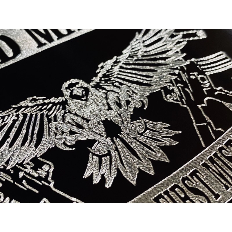 Diamond Etched Products ENGRAVED US Military Old Man Veteran Car