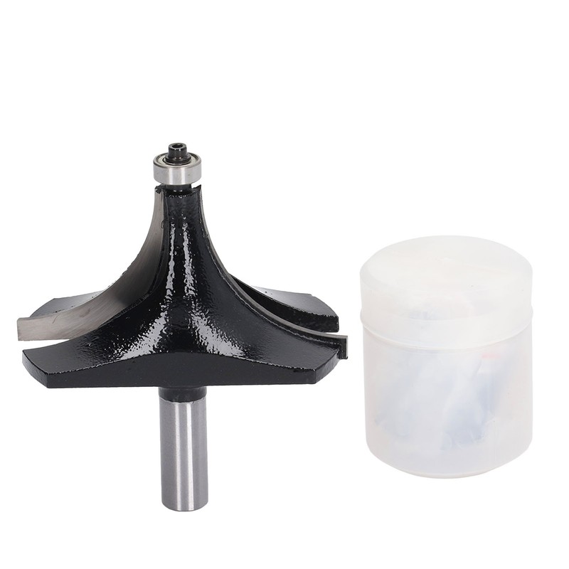 Roundover Router Bit 1/2in Shank 1/2x3‑1/2 Tungsten Carbide Round Over