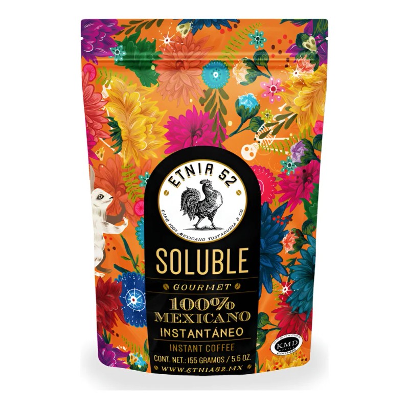 Café Soluble Instantáneo Y Aglomerado, Etnia 52 - 155 Gr