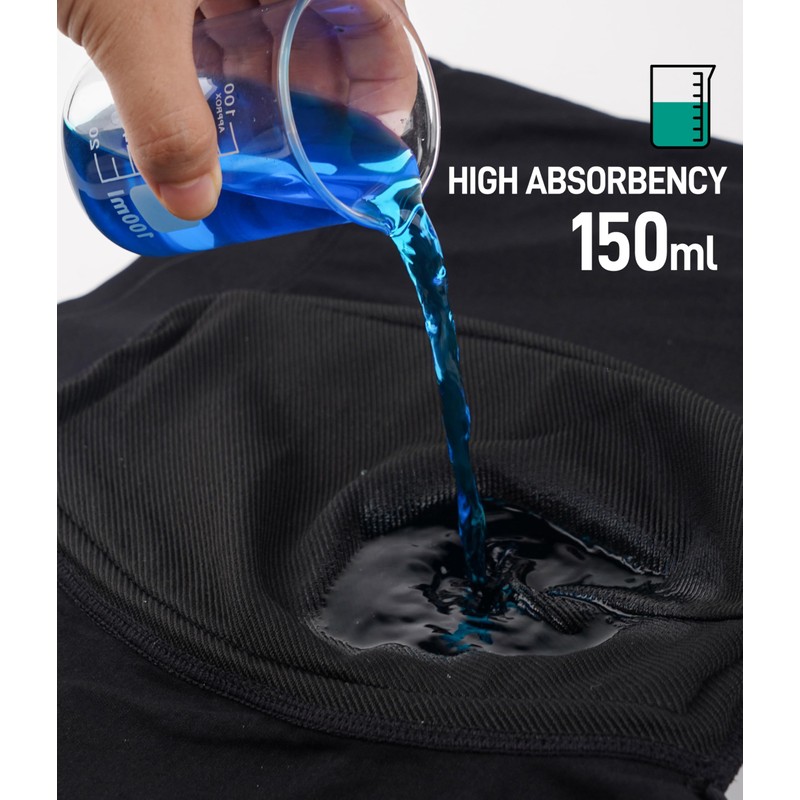 BEENIUBEE Incontinence Underwear for Men 150ML Absorbent Washable Reusable Heavy