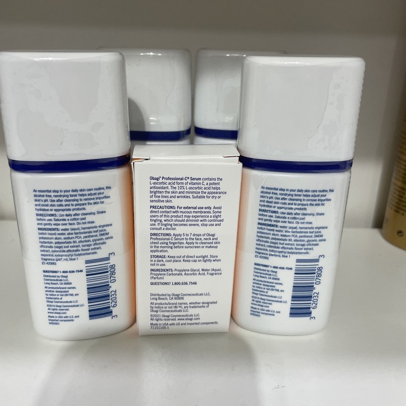OBAGI Nu-Derm x 4 Toner 2oz ea NEW SEALTotal 8