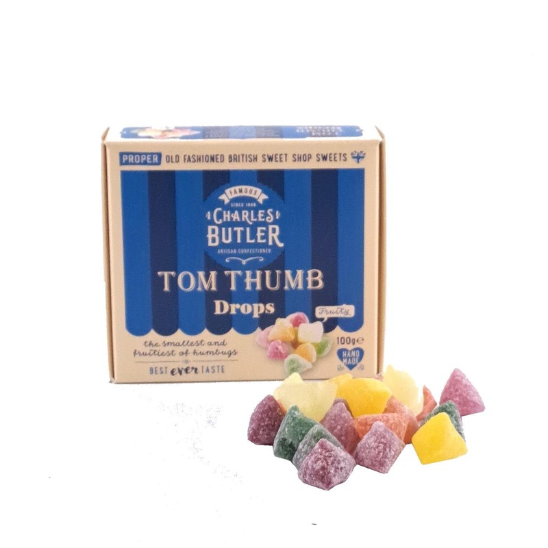 Charles Butler Tom Thumb Drops 100g (Pack of 3)