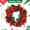 Christmas Advent Wreath Fir Wreath Christmas Arrangement Decorative Wreath with