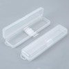 Fortunemee 4 pcs Travel Size Tongue Scraper Case Holder, Portable
