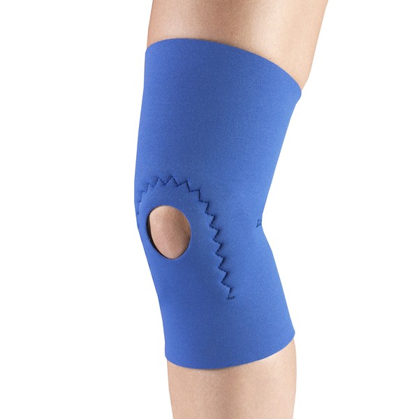 OTC Neoprene Knee Sleeve Support with Hor-Shu Pad, Blue, X-Large