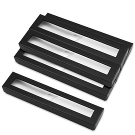 Bekecidi Pack of 6 Pens Packaging Box Ballpoint Pen Boxes Empty Jewellery Collection Box for Opening Ceremony, Birthday, Awards Commemoration, black, Gift box