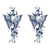 Jagua Tattoo Tattoo Stickers, 2 Weeks Disappearing Henna Tattoos Real