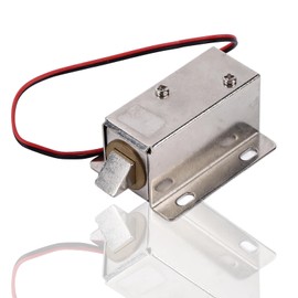 ieron DC 12V 0.6A Mini Electromagnetic Lock Cabinet Drawer Intelligent Solenoid Electric Lock Access Control for Door Cupboard Drawer