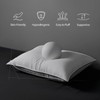 Luxury Premium Goose Down Pillows Standard Size, Fluffy Bed Pillows