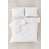 Laam Linen Luxury Plain Dyed Duvet Cover With Pillowcase Cover