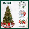 MACTING Christmas Tree Skirt, 48 Inch Angel Child Santa Claus