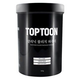 Toptoon Clinic Bleach Powder Decolorizer 500g/black removal/br / 탑툰 클리닉 블리치 파우더 탈색약 500g/블랙빼기/브