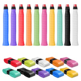 TANEMUDO 100 Pcs Tennis Badminton Racket Overgrips Bulk, Anti-Slip and Absorbent Grip Tape for Rackets, Paddles and Handles
