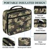 LOMBARDIDEN Kids Lunch Bag - Insulated Reusable Camouflage Lunch Box