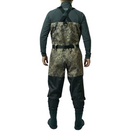 BASSDASH Camo Breathable Boot Foot Hunting Waders Ripstop Lightweight Chest Wader for Fishing ATV