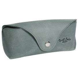 Gusti Cornelius Leather Glasses Case for Men and Women, gray