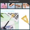 Telescopic Back Scratcher Extendable Handle, Portable Stainless Steel Hand Massage