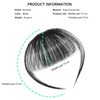 Rose bud Bangs Hair Clip in Fringe Bangs with Temples