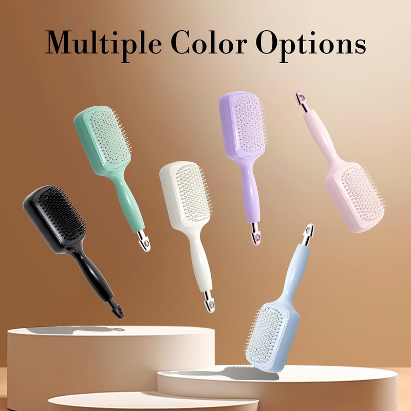 Self-Cleaning Hair Brush Retractable Bristles Hair Brushes for Women &Girls