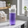 Laundry Detergent Dispenser Bottle with Measuring Cup – Transparent Storage