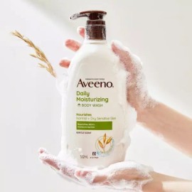 Aveno 아비노 데일리 모이스춰 바디워시 532mL [약산성, 데일리, 저자극] Avino Daily Moisture Body Wash 532mL [Mildly Acidic, Daily, Low-Stimulation]