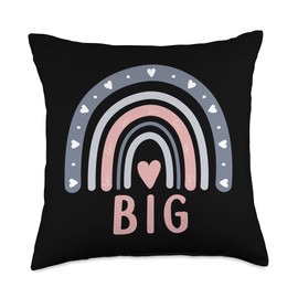 Little Pledge Rush Alumnae Family Reveal Party Fun Big Little Sorority Week Reveal College Sister Recruitment Throw Pillow, 18x18, Multicolor