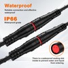 baluoqi Extension Cable 2Pin Waterproof Plug with A Single Connector