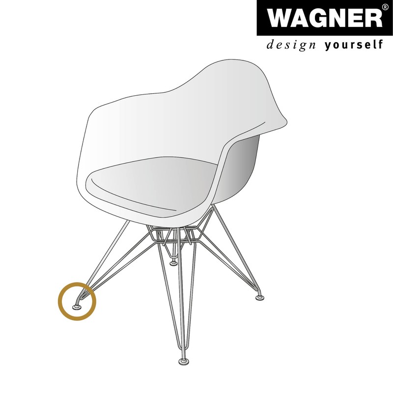 WAGNER Set of 4 Adjustable Foot / Levelling Feet with