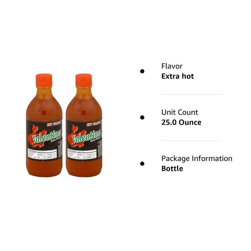 Valentina Black Label Hot Sauce - 12.5 oz. (Pack of