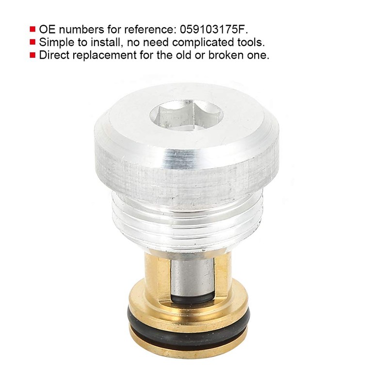 Oil Relief Pressure Valve,059103175F Replacement Fits for