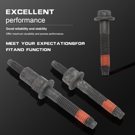 Exhaust Manifold Bolt Hardware Kit Stud Nut Fit for 1999-2009 4.7L 6505257AA 6504331