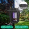 3 Pcs Solar Bug Zappers Outdoor Waterproof LED Solar Mosquito