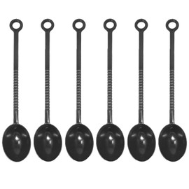 Honbay 24PCS Plastic Long Handle 10g Coffee Measuring Spoon Scoop for Coffee Bean Tea Sugar Milk Powder or Liquid Seasoning