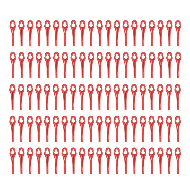 100pcs Replacement Grass Trimmer Blades Lawn Mower Head Cutting Blades