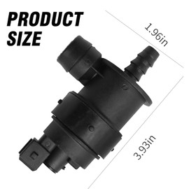 Hoypeyfiy 13110331 Carbon Canister Solenoid Car Fuel Vapor Valve 2 Pin Replacement for Vauxhall Zafira Astra G Estate T98 13105950 5807468