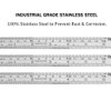 Ruler Metal Straight Edge Ruler Stainless Steel Ruler 6 Inch