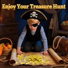 150Pcs Pirate Coins,Pirate Gold Coins for Kids,Plastic Treasure Coin for