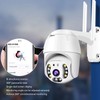 Wireless Webcam Dual Light 3MP IP66 360 Degree Rotation Wall