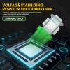 AQJ 10X Green LED Bulbs Instrument Cluster Panel Backlight Gauge