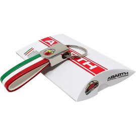 Abarth 21755 - Llavero oficial con bandera italiana, tricolore