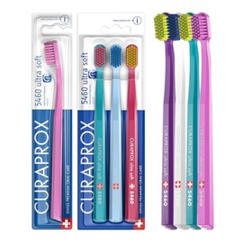 Curaprox 5460 Ultrasoft cepillo para polvo de dientes, Paquete de 4