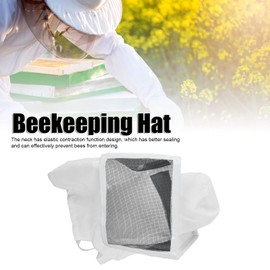 Beekeeping Hat, Breathable Teacups, Mesh Beekeeper Cowboy Hat with Contraction Design to Prevent Bees from Entering for Beekeeping Gardening Fishing