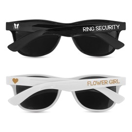 WeddingGiftsWedding Ring Bearer and Flower Girl Small Aviator Sunglasses Little Groomsmen and Bridesmaid Proposal Gift.