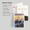 Lantern Press Monterey, California, Seagulls on Pier (52 Playing Cards,