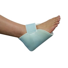 Mobiclinic, Anti-Decubitus Heel Pad, Right, Elbow, Heel, European Brand, Pressure Relief Pad, Anti-Decubitus Heel Cushion, One Size, Adjustable, Washable, Colour Blue