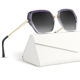 ANYLUV Women's Sunglasses Polarized Sunglasses-for-Women: Trendy Sunglasses Womens Polarized Ultraviolet Protection Travel